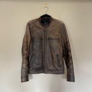 Lucky brand leather jacket small